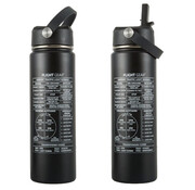 Flight Gear by Sporty's Flight Gear Water Bottle 22 oz with straw