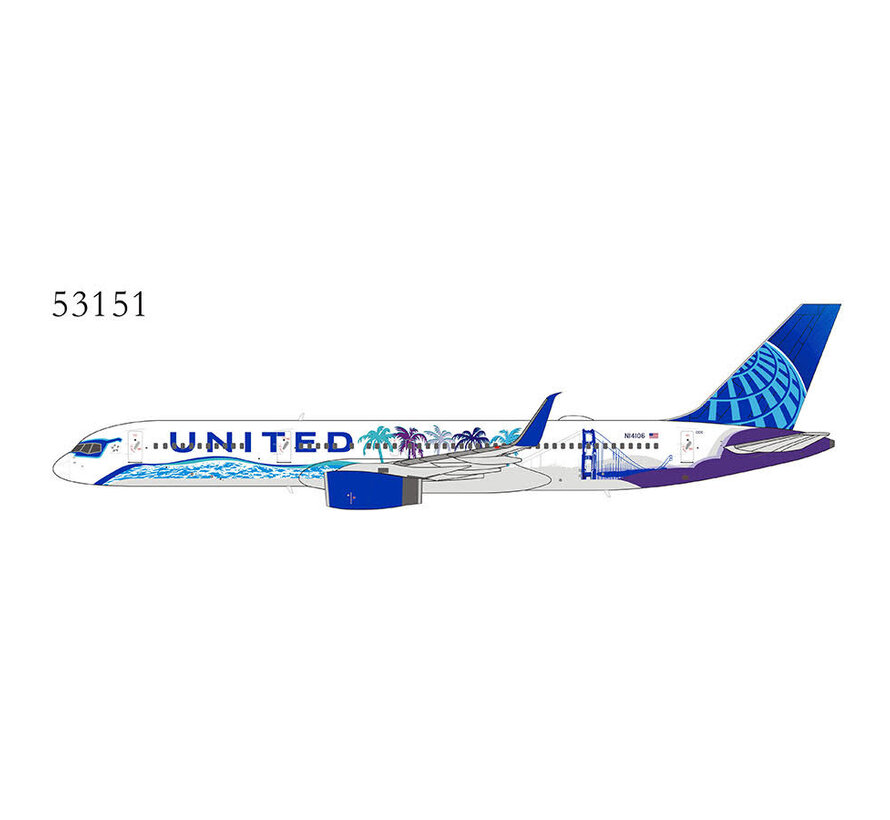 B757-200W United 2019 Her Art Here California 1:400 +REISSUE+