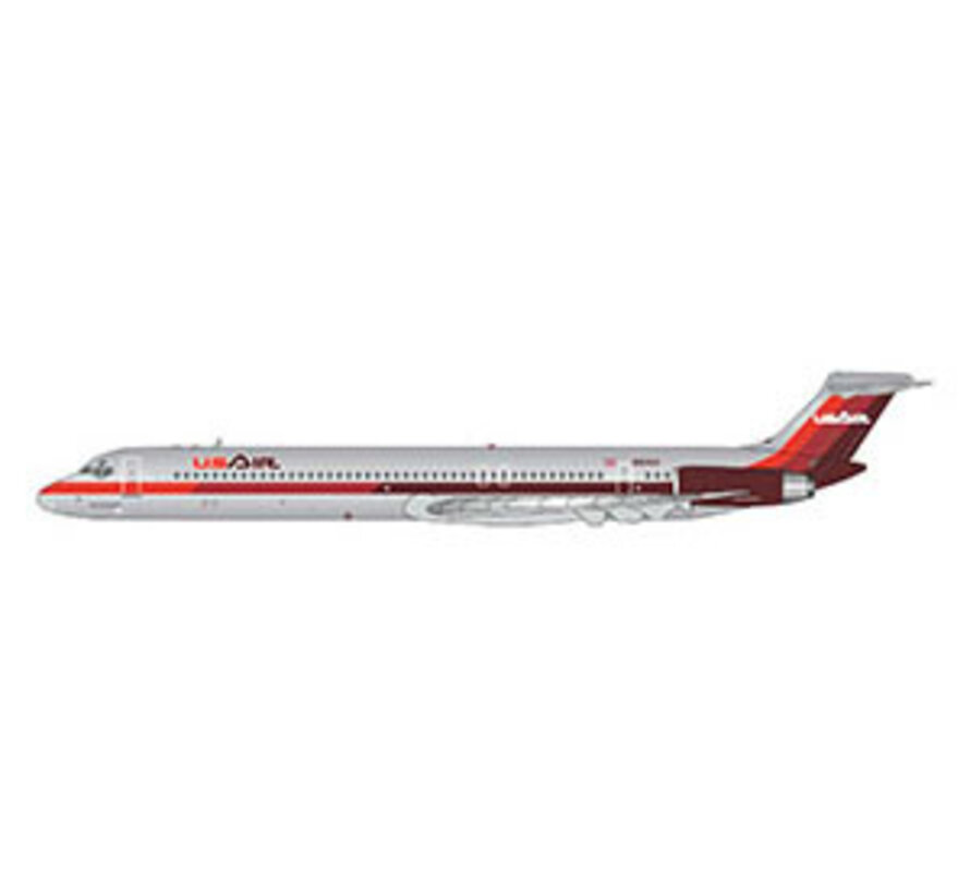 MD82 US Air 1980s polished livery 1:400