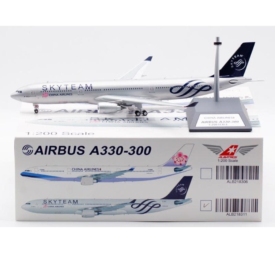 A330-300 China Airlines Skyteam B-18311 1:200 with stand