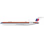 B727-200 Adv. United Saul Bass livery N7290U 1:200 with stand