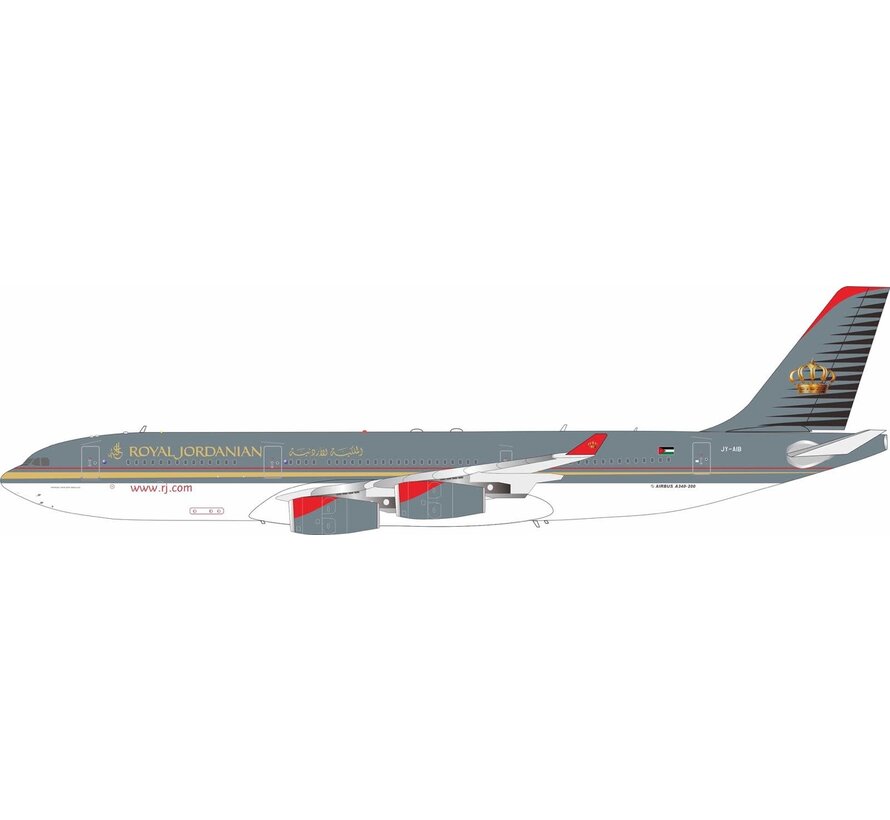 A340-200 Royal Jordanian JY-AIB 1:200