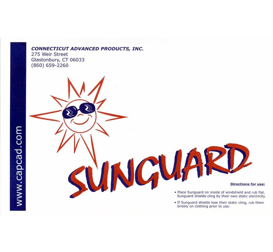 Sunguard Static Sun Visor Small