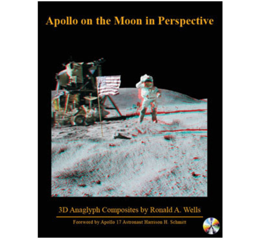 Apollo On the Moon in Perspective: 3d Anaglyphs  softcover with DVD ++SALE++