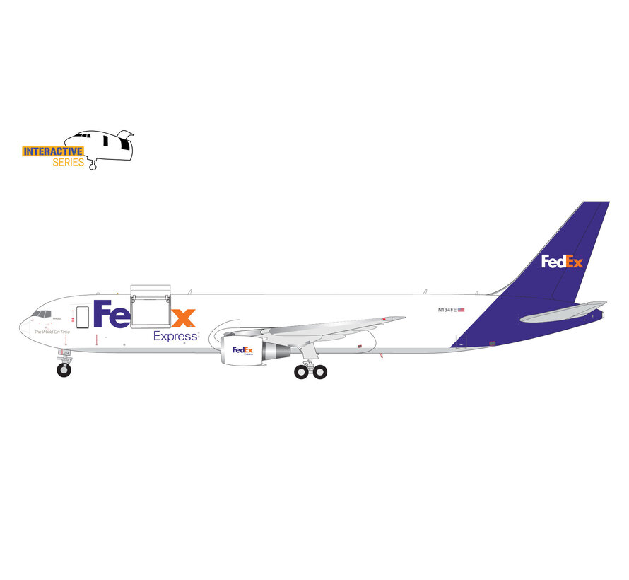 B767-300ER(F) FedEx Express N134FE1:200  Interactive Series **NEW MOULD!** ** Pre-order **