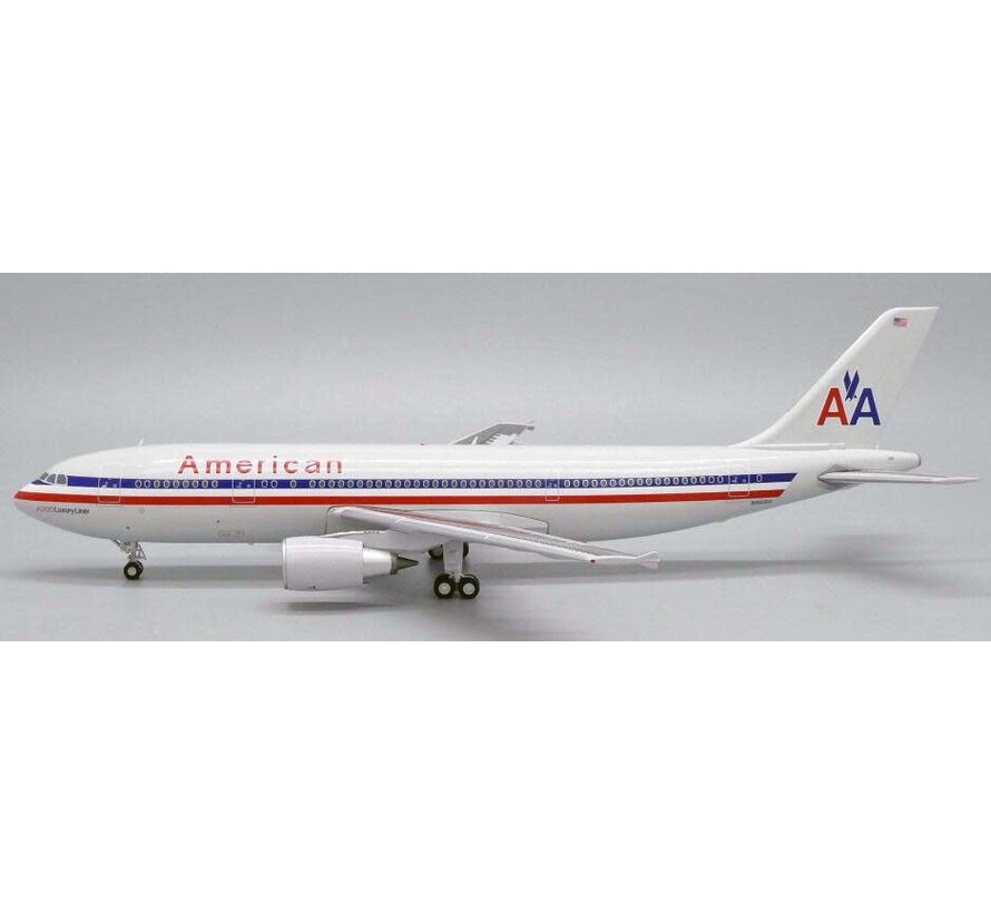 A300-600R American Airlines grey AA livery N91050 1:200 with stand