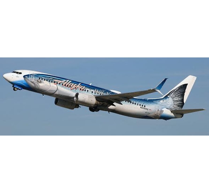 B737-800S Alaska Airlines Salmon Thirty Salmon N559AS 1:400 *Pre-Order