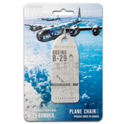 Plane Chains B-29 Superfortress 42-24791 metal aircraft skin tag