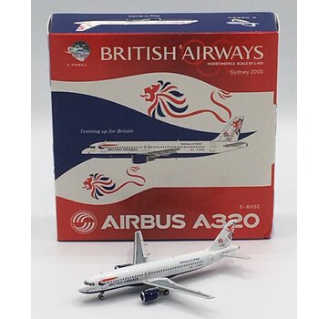C Models A320 British Airways Union Jack Teaming Up Olympic tail G-BUSC 1:400