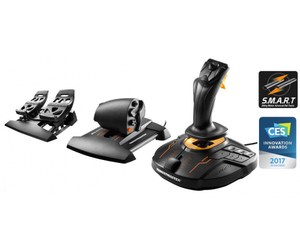 T16000M FCS Flight Pack Joystick, Throttle, Rudder Pedals for PC
