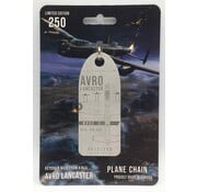 Plane Chains Avro Lancaster Mark X KB882 chrome metal aircraft skin tag