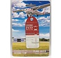 Cessna 172 C-FJQW  red / white aircraft skin tag