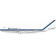 InFlight B747-100 Eastern Air Lines hockey stick livery N737PA 1:200 polished with stand