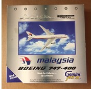 Gemini Jets B747-400 Malaysian 9M-MHL 'Kuala Lumpur' 1:400 *Collection Sale