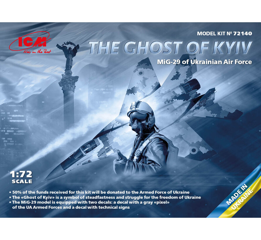 MiG29 Fulcrum 'The Ghost Of Kiev' of Ukrainian Air Force 1:72