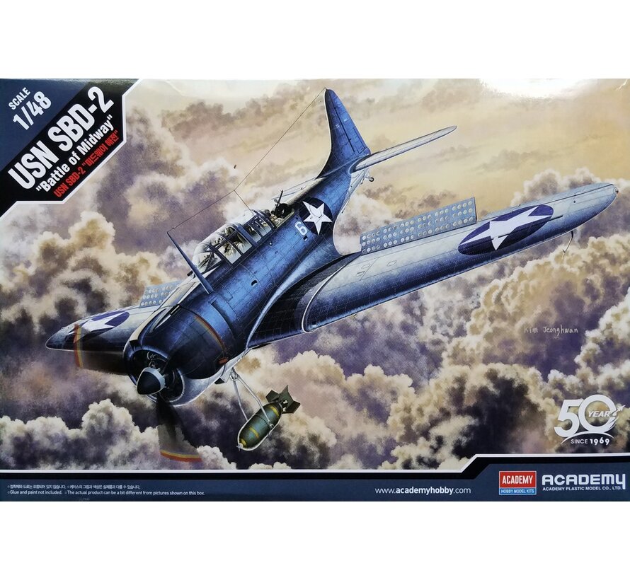 SBD-2 Dauntless 'Battle of Midway' 1:48 (Ex Accurate Miniatures]