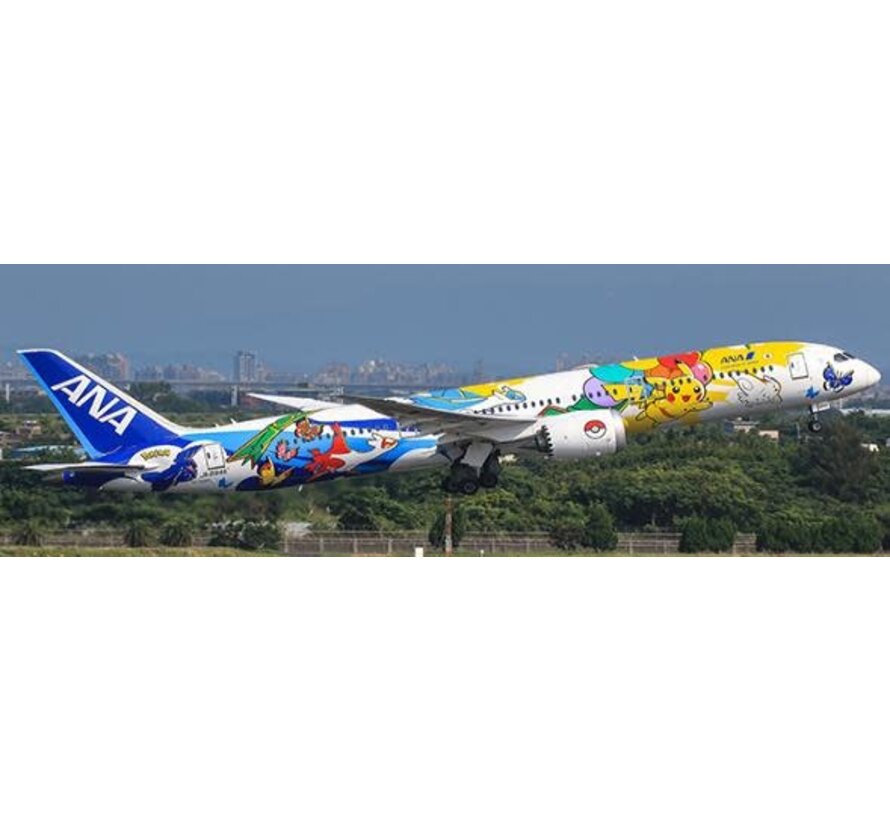 JC Wings B787-9 Dreamliner ANA All Nippon Airways Pikachu Jet JA894A 1:200  flaps down +preorder+