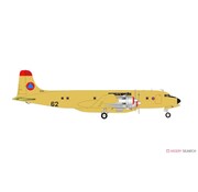 Herpa Douglas DC6 Securite Civile France 62 F-ZBAD 1:200 with stand