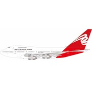 InFlight B747SP-38 Australia Asia QANTAS VH-EAA 1:200 with stand
