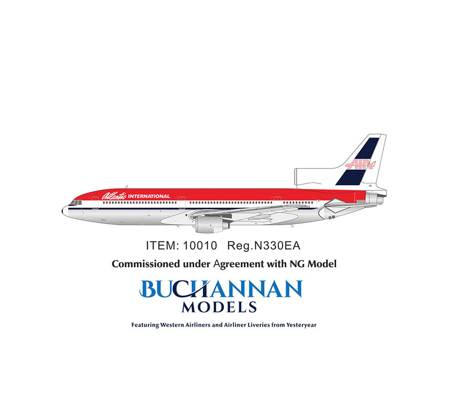 L1011-1 Atlantic International N330EA 1:400 Buchannan Models