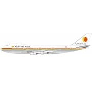 InFlight B747-100 National Airlines Sun King livery N77773 1:200 polished with stand