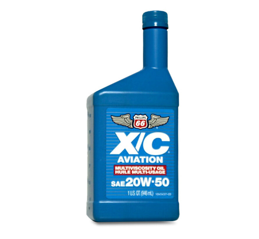 PHILLIPS 66 X/C AVIATION OIL 20W50
