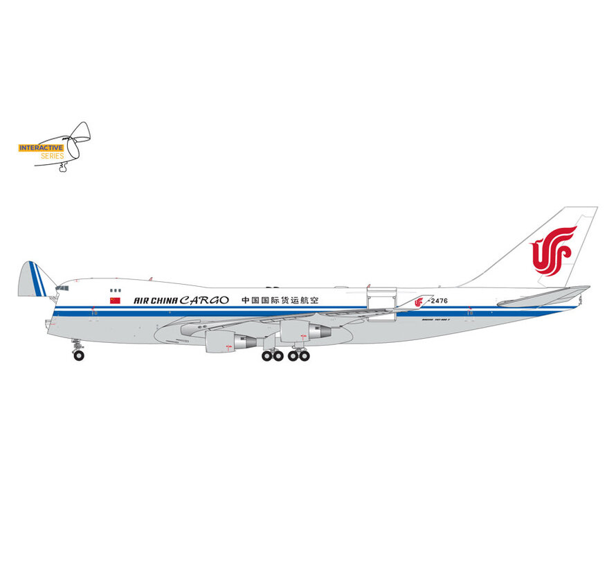 B747-400F(SCD) Air China Cargo B-2476 1:400 Interactive Series