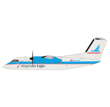 Gemini Jets Dash-8-100 American Eagle Piedmont retro livery N837EX 1:400