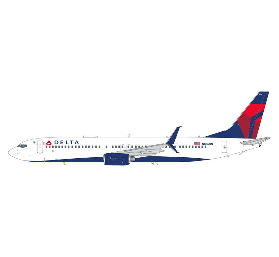 B737-900ERS Delta Air Lines N856DN 1:200 scimitars with stand