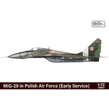 IBG Mikoyan MiG29 in Polish Air Force (Early Service) 1:72 with 3D printed parts