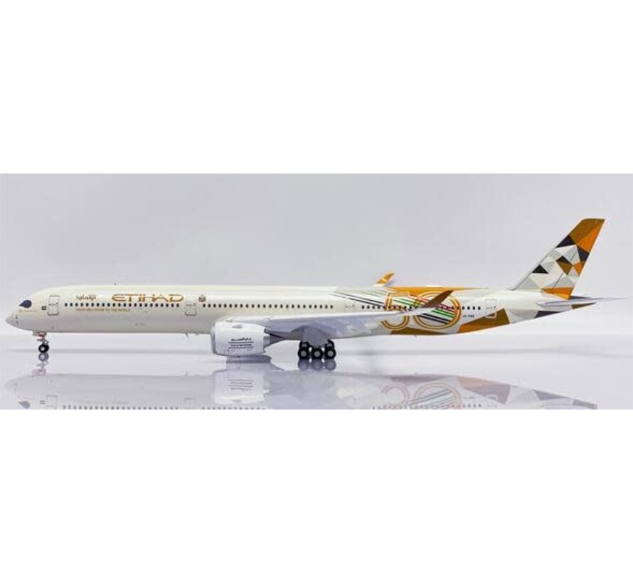 A350-1000 Etihad Airways 50 Years A6-XWB 1:200 with stand