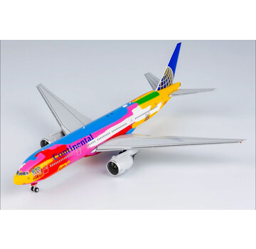 NG Models B777-200ER Continental Airlines Peter Max N77014 1:400