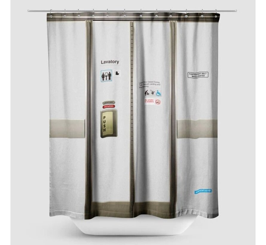 Lavatory Shower Curtain