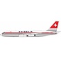 Convair CV880M Swissair HB-ICM 1:200 polished with stand