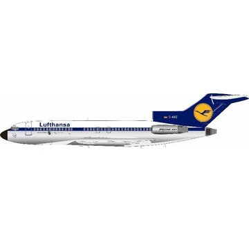 JFOX B727-30C Lufthansa blue cheatline livery D-ABIZ 1:200 polished