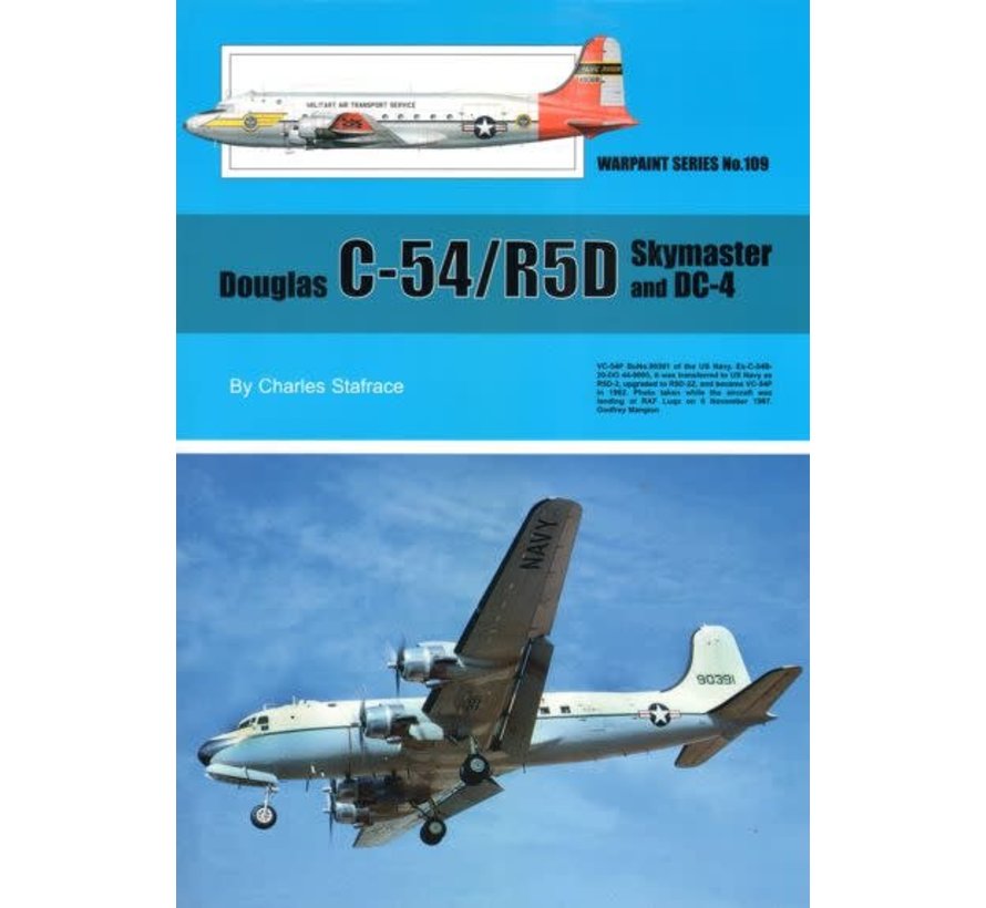 Douglas C54 R5D Skymaster & DC4: Warpaint #109 softcover