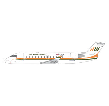 Gemini Jets CRJ200 Air Wisconsin retro livery 1:400