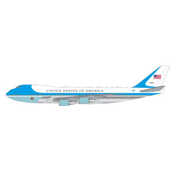 Gemini Jets VC25 / B747-200 USAF Air Force One 82-8000 1:400 (3rd release)