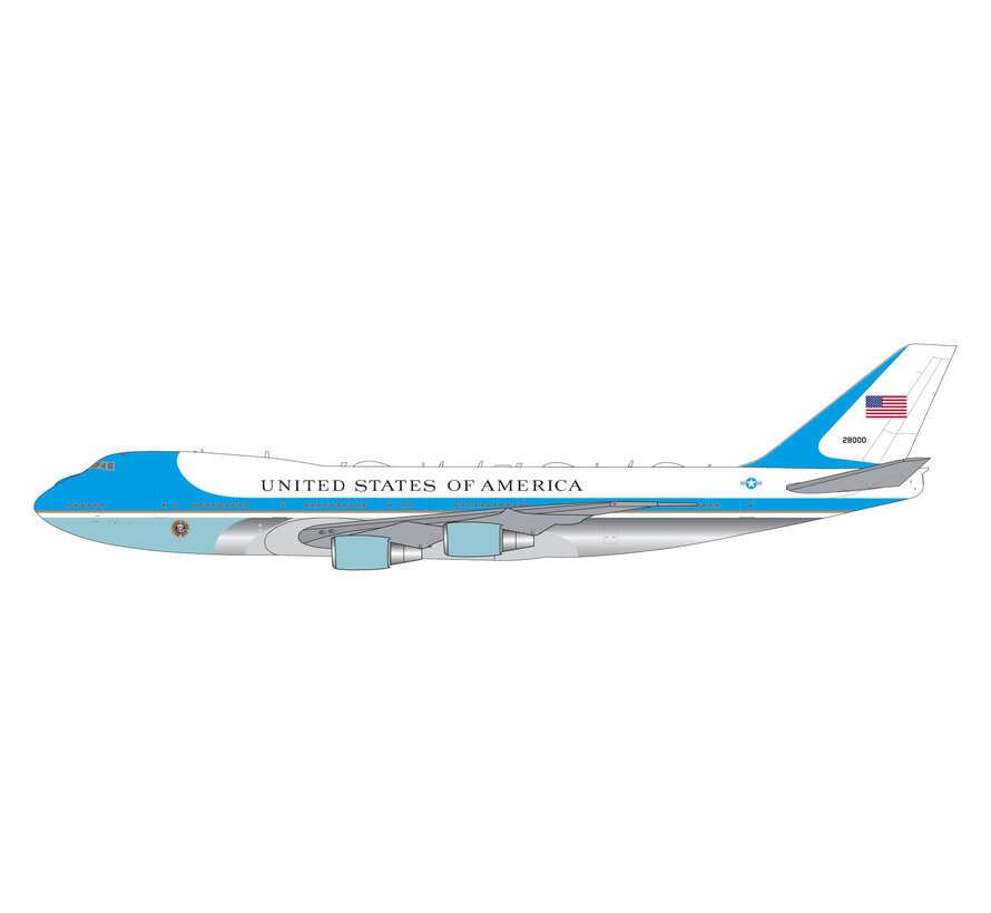 VC25 / B747-200 USAF Air Force One 82-8000 1:400 (3rd release)