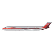 Gemini Jets MD82 US Air 1980s polished livery 1:200 with stand