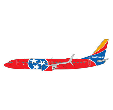 Gemini Jets B737-800S Southwest Airlines Tennessee One N8620H 1:400 scimitars GJ