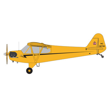 Gemini Jets Piper J3 Cub NC38759 Sportyâ€™s 1:72 with stand