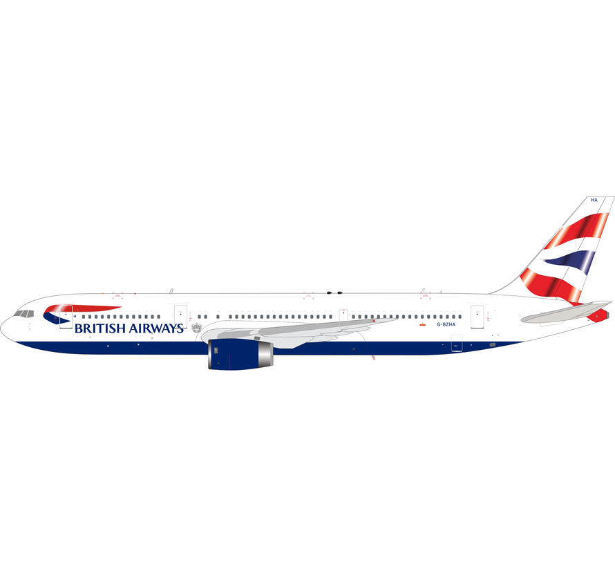 B767-300ER British Airways Union Jack G-BZHA 1:200 with collectors coin +preorder+