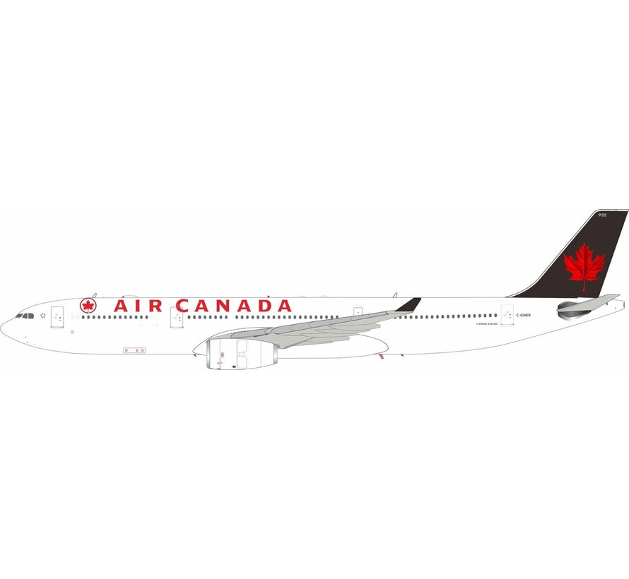 A330-300 Air Canada 1993 green tail livery C-GHKR 1:200 (2nd)