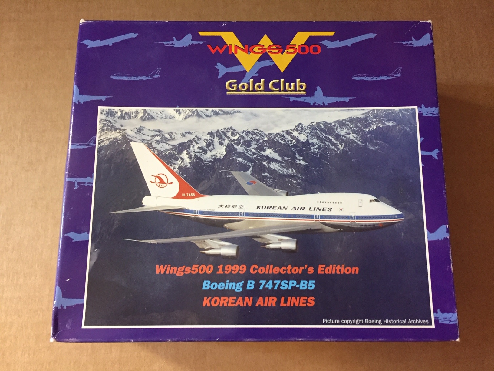 Herpa WINGS500 CLUB B747SP-B5 Korean HL7457 1:500**Discontinued**