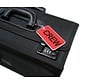 Crew Luggage Tag Gelflex Black on Red