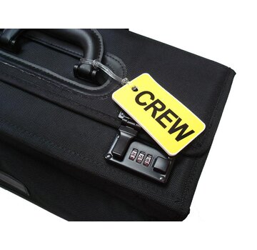 Crew Luggage Tag Gelflex Yellow