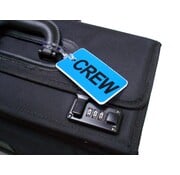 Crew Luggage Tag Gelflex Blue