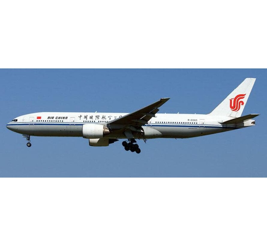 B777-200 Air China B-2065 1:200 with stand