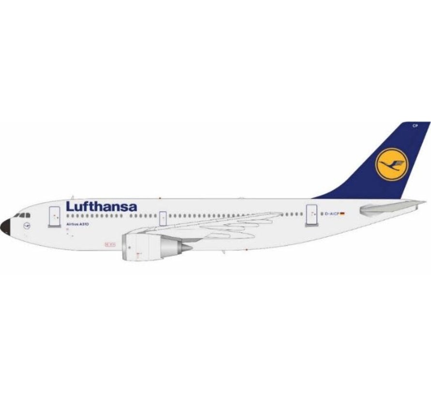 A310-200 Lufthansa old livery grey fuselage D-AICP 1:200